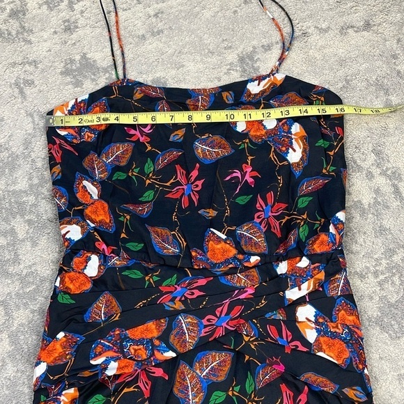 NWT Derek Lam 10 Crosby Floral Camisole Flounce Hem Mini Dress Sz 2 - Picture 8 of 14